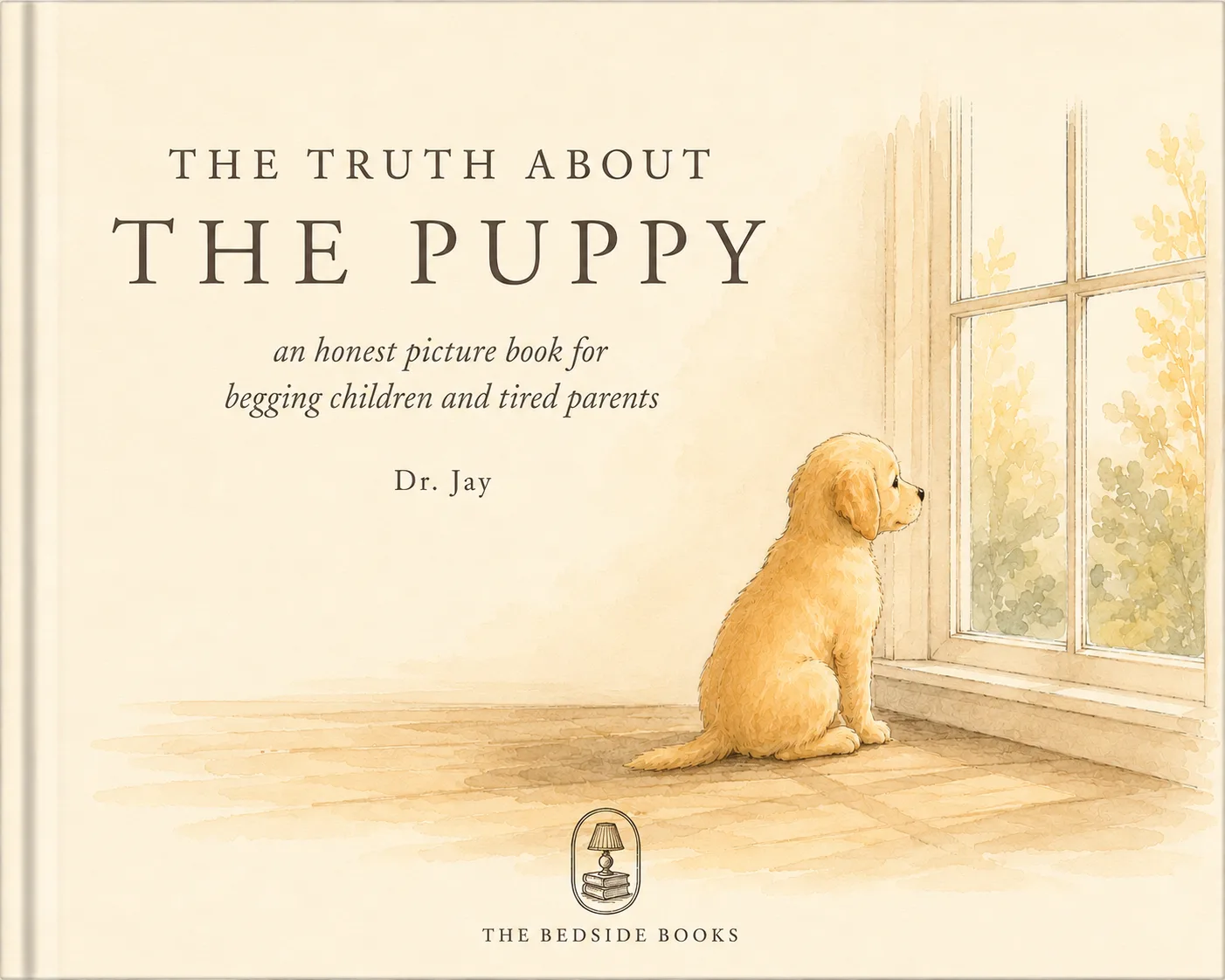 Cover of The Truth About the Puppy, an illustrated picture book
